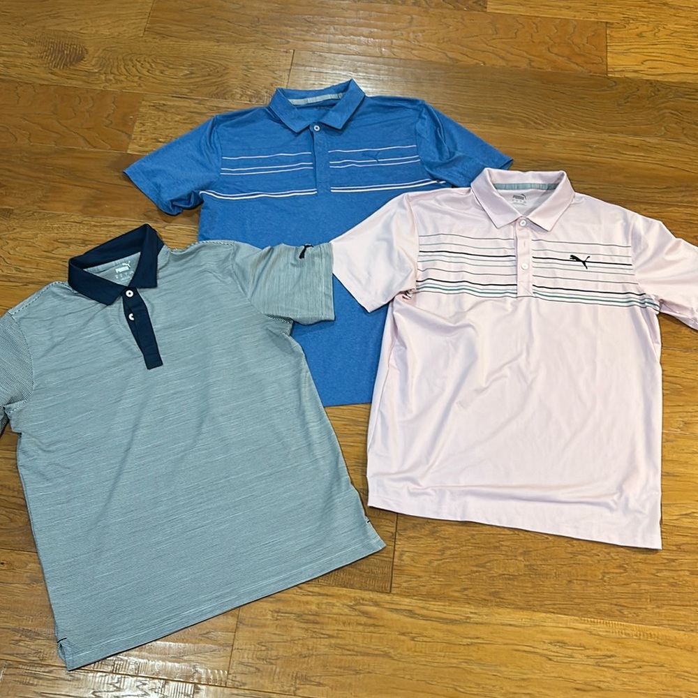 Men’s puma athletic polo bundle